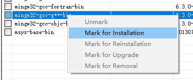 MinGW Mark for Installation